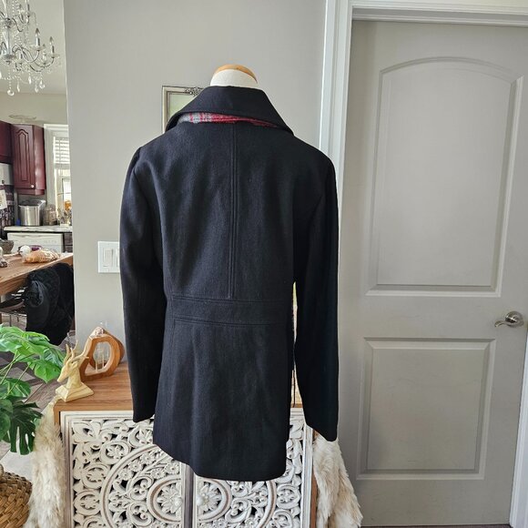 NWT London Fog Double Breasted Peacoat w Scarf, XL - Picture 8 of 8